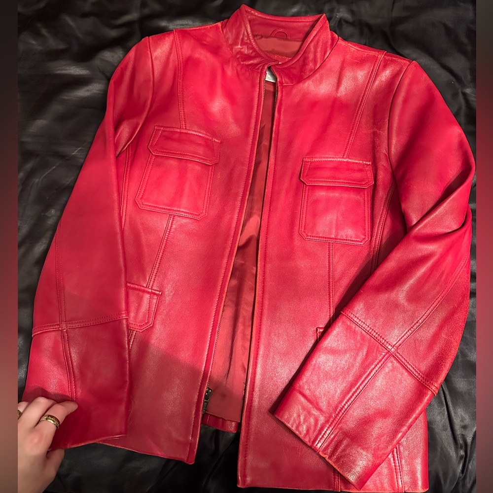🦇 Vintage Liz Claiborne Leather Jacket 🖤